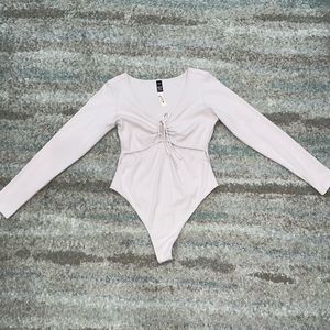 Victoria’s Secret Light Pink Cutout Bodysuit Large